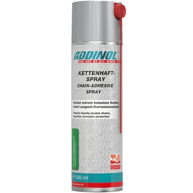 Смазка для цепей мотоциклов ADDINOL KETTENHAFT SPRAY, 500 мл 4014766602930