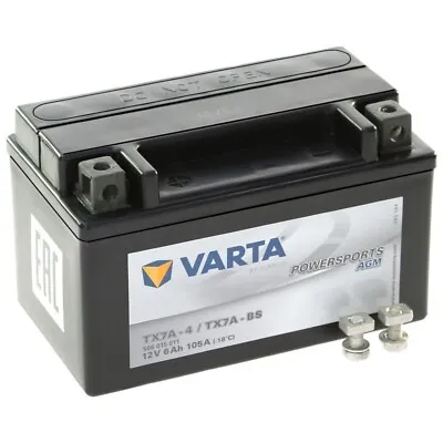 Аккумулятор YTX7A-4  YTX7A-BS 6 105 Y5 21 - 151 88 94 Varta 506015005
