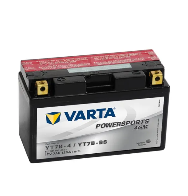Аккумулятор YT7B-4  YT7B-BS 7 120 Y11 21 - 150 66 94 Varta 507901012