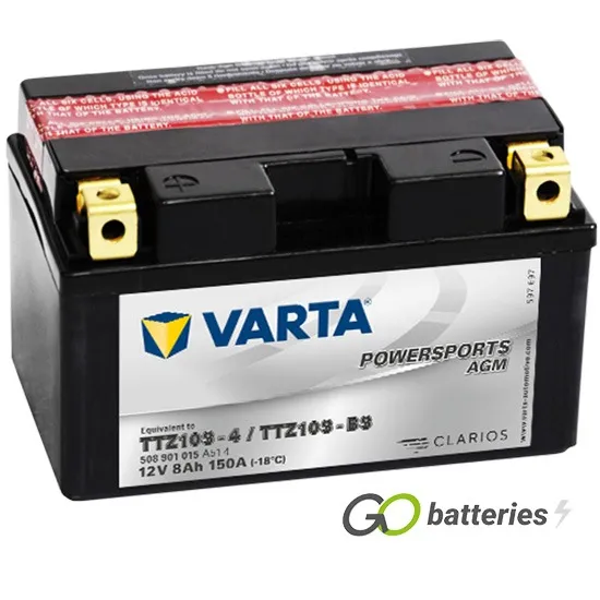 Аккумулятор TTZ10S-4  TTZ10S-BS 8 150 Y11 21 - 150 87 93 Varta 508901015