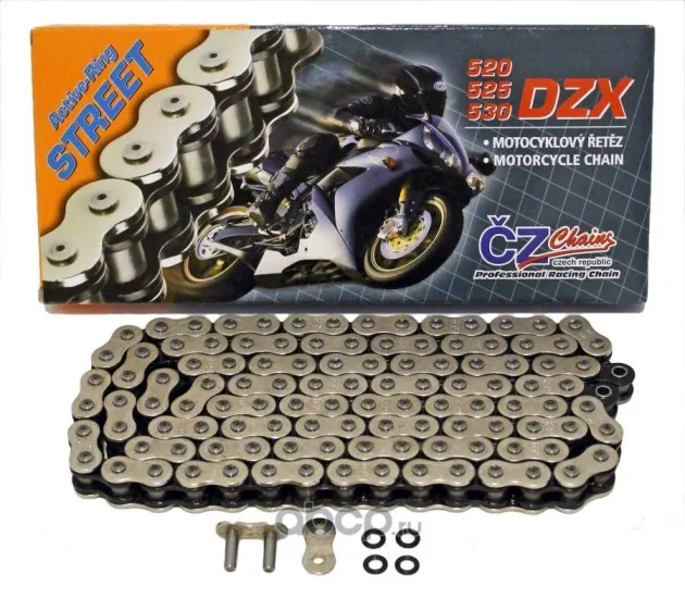 Цепь для мотоцикла CZ Chains 530 DZX - 116 (Active-Ring) 530DZX116