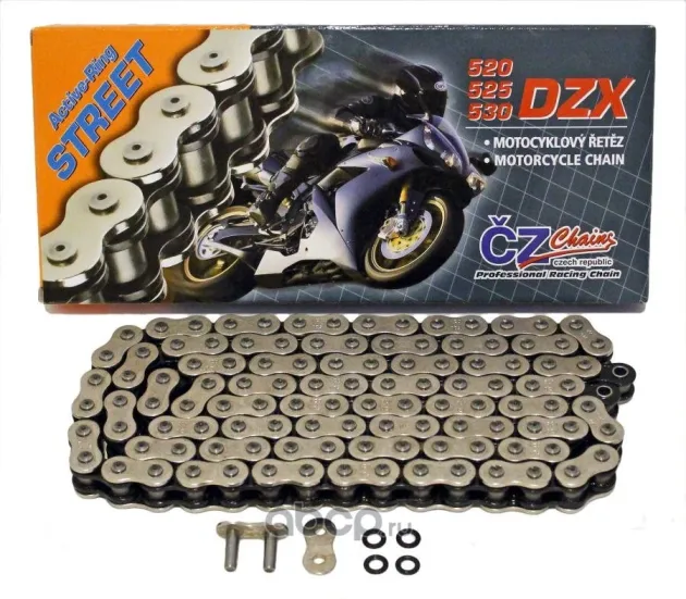 Цепь для мотоцикла CZ Chains 530 DZX - 120 (Active-Ring) 530DZX120