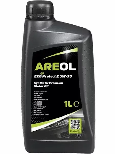 AREOL ECO Protect Z 5W30 (1L) масло моторное! синт.ACEA C3,API SN,MB 229.51229.52,VW 505.00505.01 5W30AR007