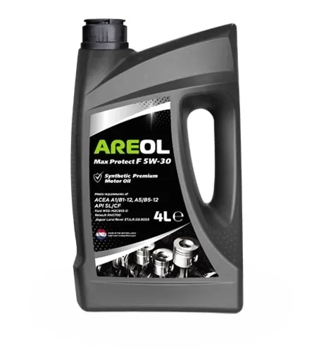 AREOL Max Protect F 5W-30 (4L) масло моторное! синт. ACEA A5B5, API SLCF, FORD WSS-M2C913-D 5W30AR016