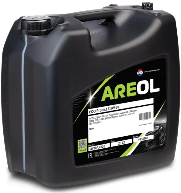 AREOL ECO Protect Z 5W30 (20L) масло моторн.! синт.ACEA C3,API SN,MB 229.51229.52,VW 505.00505.01 5W30AR035