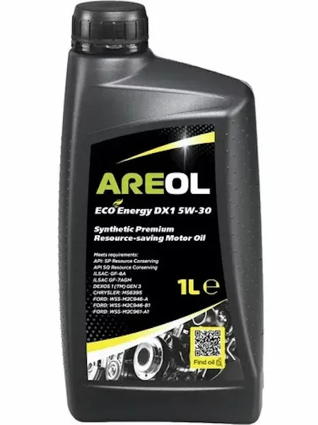 AREOL ECO Energy DX1 5W30 (1L) масло моторное! синт.API SNSN Plus, ILSAC GF-5, GM Dexos 1 Gen 2 5W30AR072