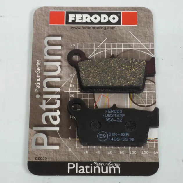 Колодки тормозные задние FDB2162P Ferodo (MCB739)