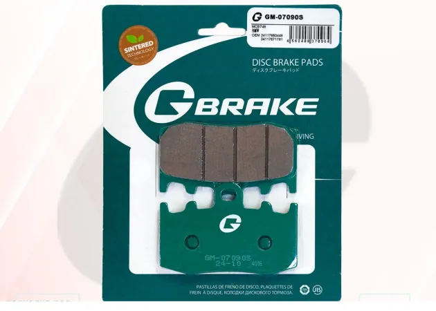 Колодки тормозные G-BRAKE GM07090S (MCB748)