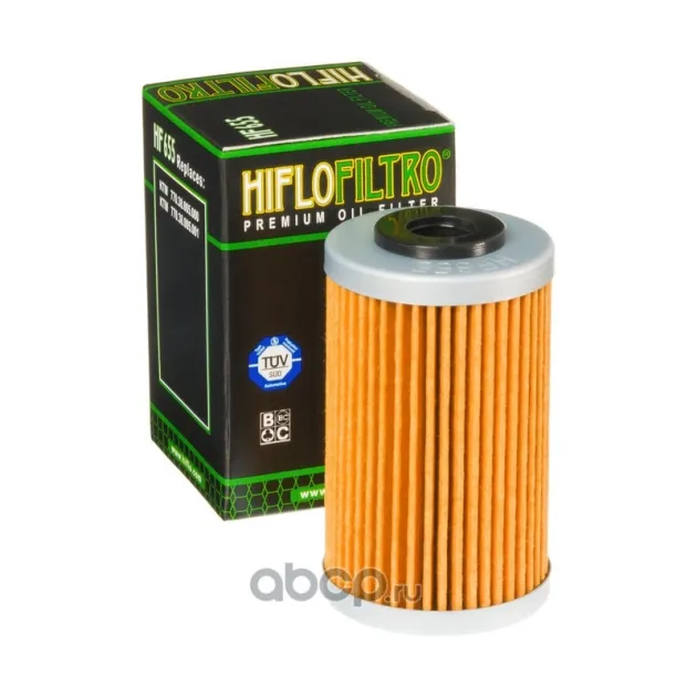 Фильтр масляный HF655 для KTM до 2016, Hiflo filtro