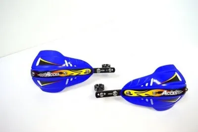 Accel HGS-01 Защита рук с пластиковыми щитками 22.2 мм (синяя) HGS01BLUE