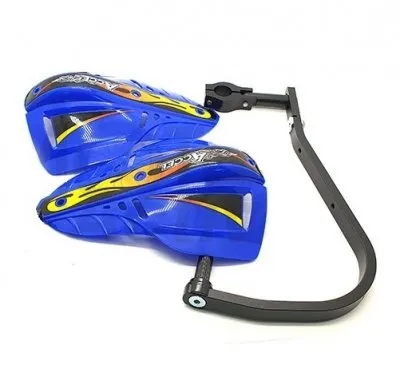 Accel HGS-02 Защита рук с пластиковыми щитками 28.6мм (синийчерный) HGS02BLUE