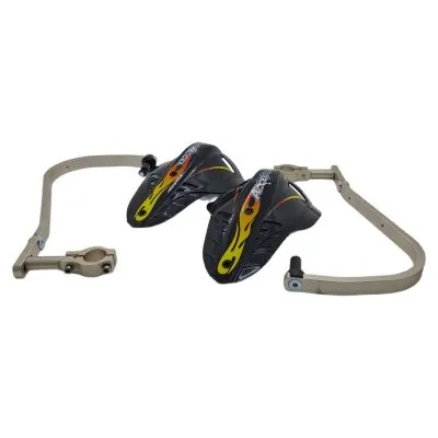 Accel HGS-02 Защита рук с пластиковыми щитками 28.6мм (серыйчерный) HGS02GREY