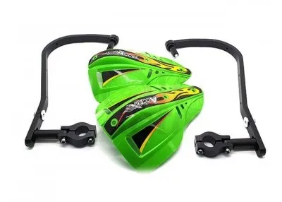 Accel HGS-06 Защита рук с пластиковыми щитками 28.6мм (черныйзеленый) HGS06GREEN