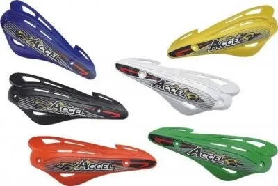 Accel HGS-10 Защита рук с пластиковыми щитками (серебр.черн.) HGS10SILVERBLACK