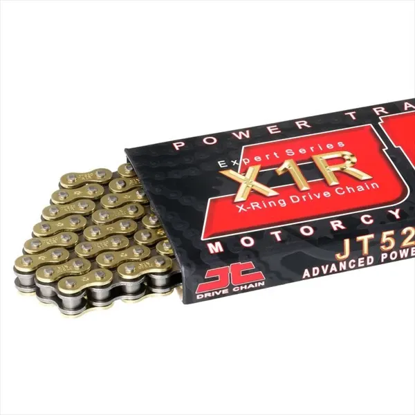 Цепь JTC 520X1R G&B золотая X-ring 114 JT Sprockets JTC520X1RGB114DL