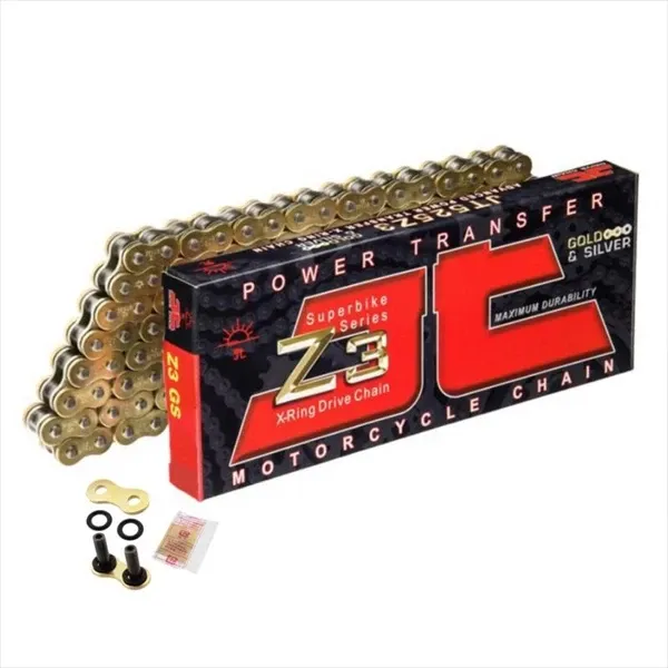 Цепь JTC 520 Z3 Gold & Silver 128 JT Sprockets JTC520Z3GS128RL