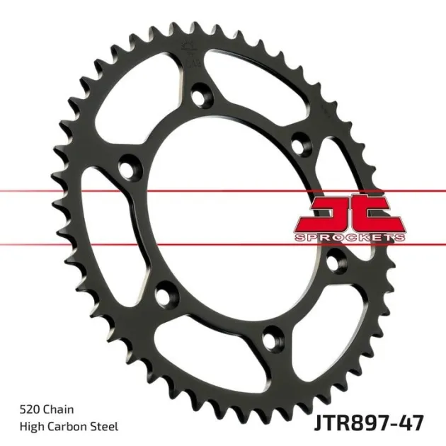 Звезда задняя ведомая 47 зубов KTM JT Sprockets JTR89747