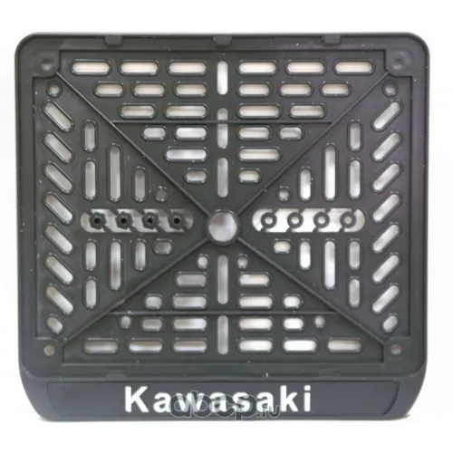 Моторамка (подномерник) Kawasaki Предназначена для крепления государственного регистрационного знака РК на мотоциклы. HAWK MOTO KAWASAKIМоторамка