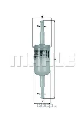 ФИЛЬТР ТОПЛИВНЫЙ KL15OF Mahle/Knecht