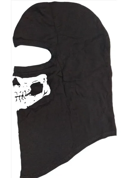 Подшлемник черный с черепом Rexwear LNRBSKULL