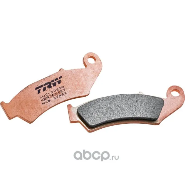 Колодки тормзные дисковые XR250, СR600, CR250 91-95 (аналог FDB495SG) TRW MCB574SI