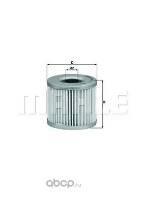 Фильтр масляный OX411 (аналог HF133) Mahle/Knecht