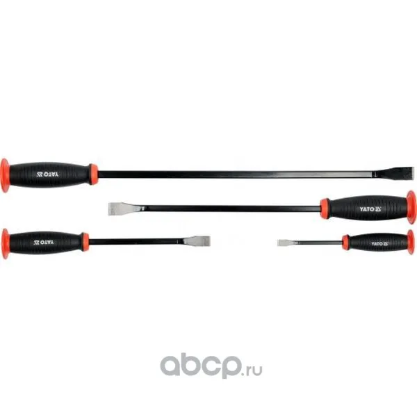 Набор монтировок 4 предмета: 6х196, 10х304, 10х456, 12х608 YATO YT4730