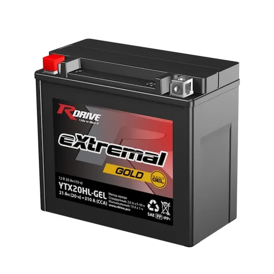 Аккумулятор Rdrive YTX20HL-GEL 175x87x155 YTX20HLGEL