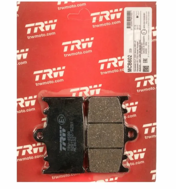 колодки дисковые п.\Suzuki GSXR 400-750 88-03 (GM03032S) TRW MCB602